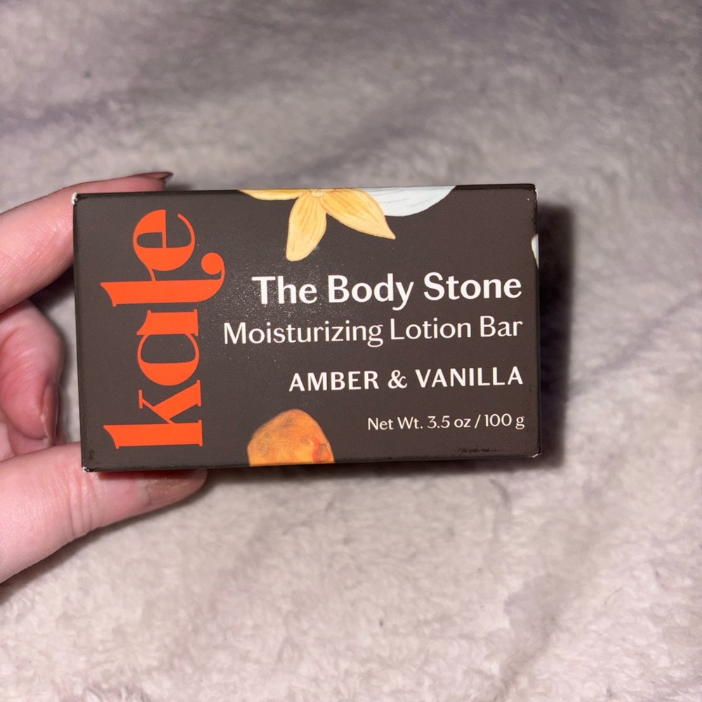 Amber & Vanilla Moisturizing Lotion Bar